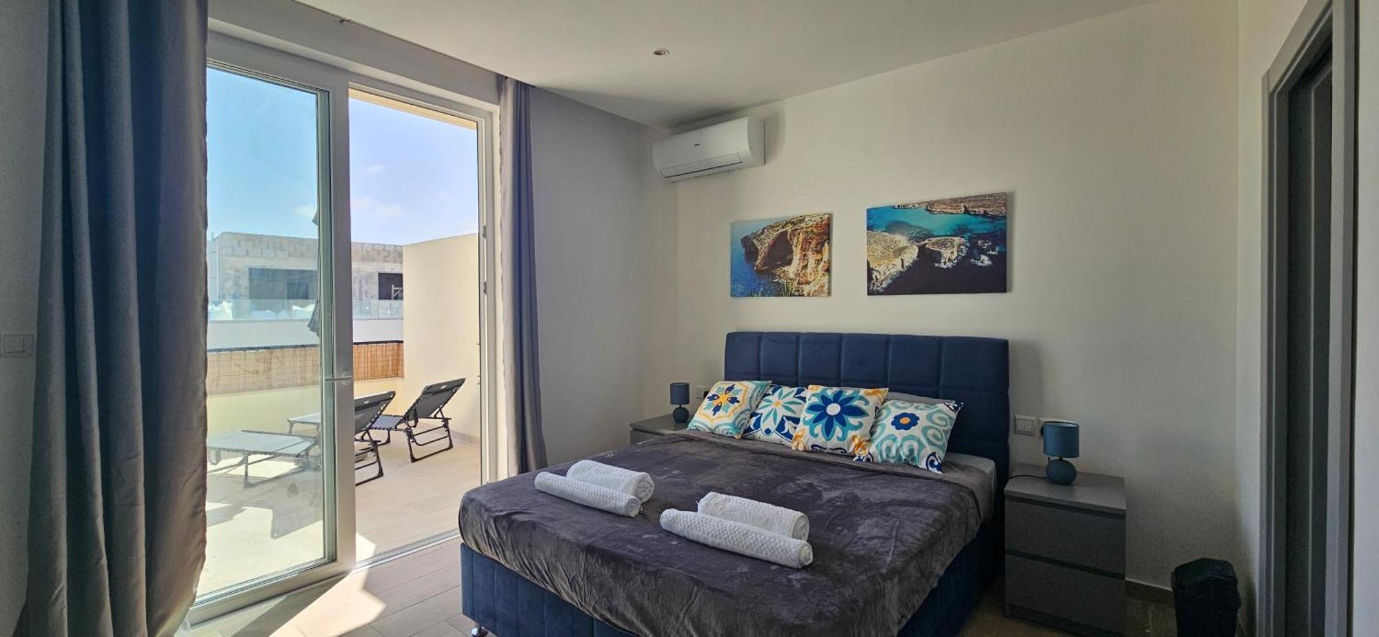 Апартаменти Sea Breeze Penthouse And Terrace Qawra St Paul'S Bay Сент-Полс-Бей Екстер'єр фото